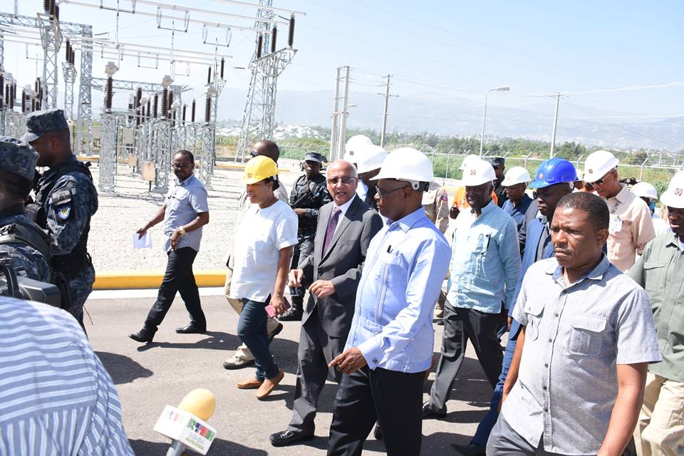 L’INAUGURATION DE LA SOUS-STATION DE TABARRE ET REMISE EN MARCHE DE LA CENTRALE HYDROÉLECTRIQUE DE PÉLIGRE, 19 août 2016